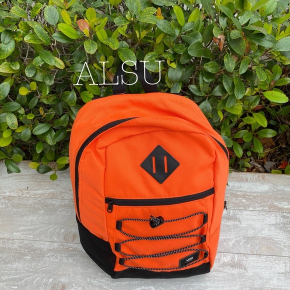 Vans Snag Backpack Orange 🍊 AUTHENTIC - Picture 3 of 8